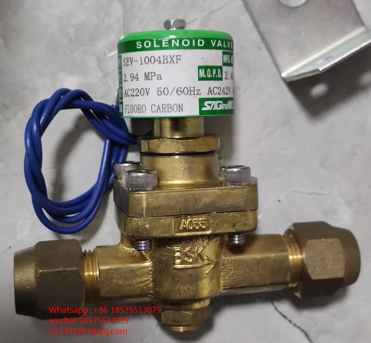 

For Saglnomlya SEV-1004BXF Solenoid Valve, 220v New