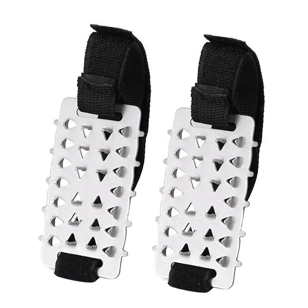 1Pair Durable 26 Teeth Spikes Crampons Stainless Steel Non-slip Shoe Covers Ice Grippers for Men Women Hiking Boots and Shoes