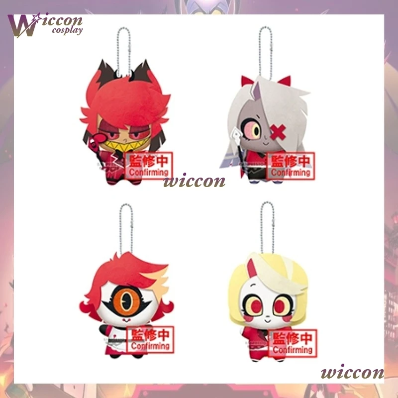 Vaggie Angel Dust Niffty Cosplay In Stock Anime Hanzbin Plussh Dollls Alastor Pendant Soft Animal Collectible Hell Hotel Gift