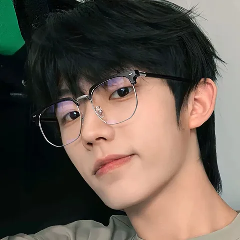 Модные квадратные очки унисекс для мужчин и женщин, очки в металлической оправе, многоугольные очки, мягкие черные очки с защитой от синего света топ 10 херст - №6