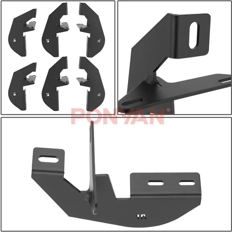 High Quality And Low Price Powder Coated Black Side Step Running Board For Jeep Aluminum Car Pedal