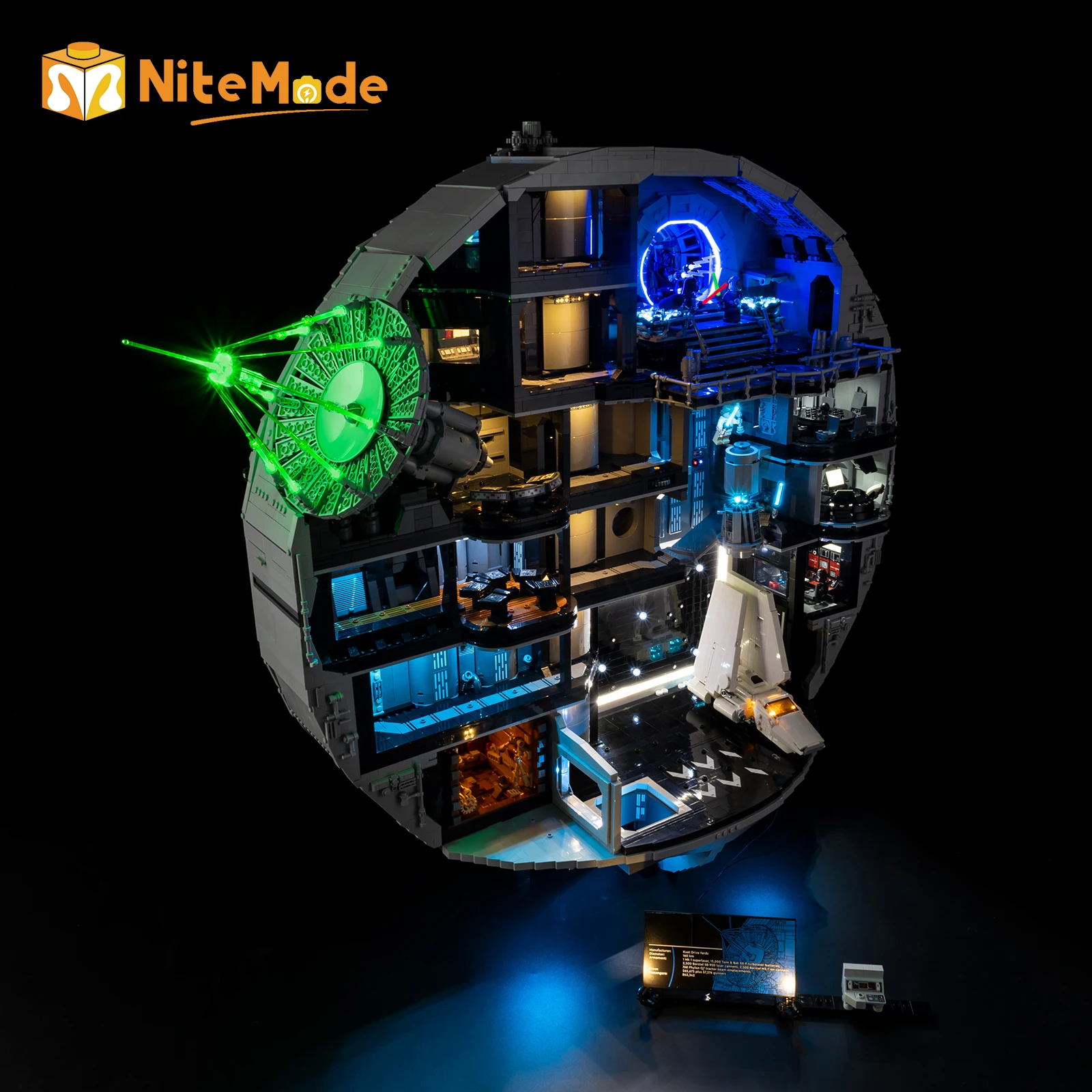 Led Light Set Suitable for LEGO Death Star 75419 Building Blocks