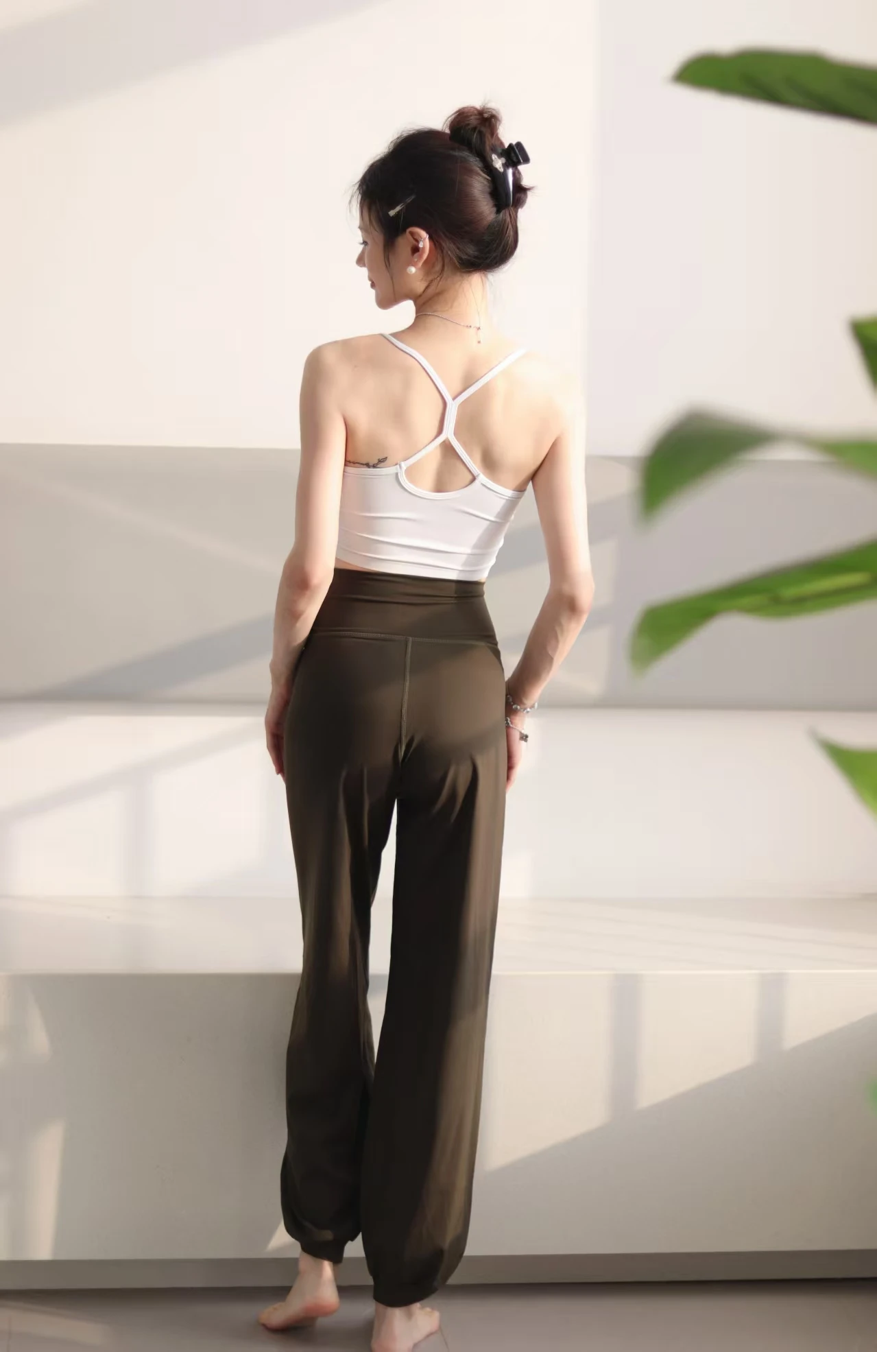 Women Gym Yoga Pants High Waist Naked feeling Leggings Loose Fit Balloon Sweatpants Breathable Seamless Stretchy Yoga Pants