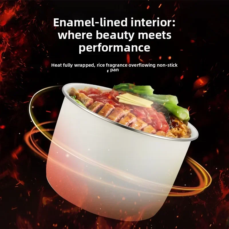6L Electric Pressure Cooker Stainless Steel Enamel Inner Pot Large LED Display Programmable Rice Cooker Electric Cooker Cuit Riz