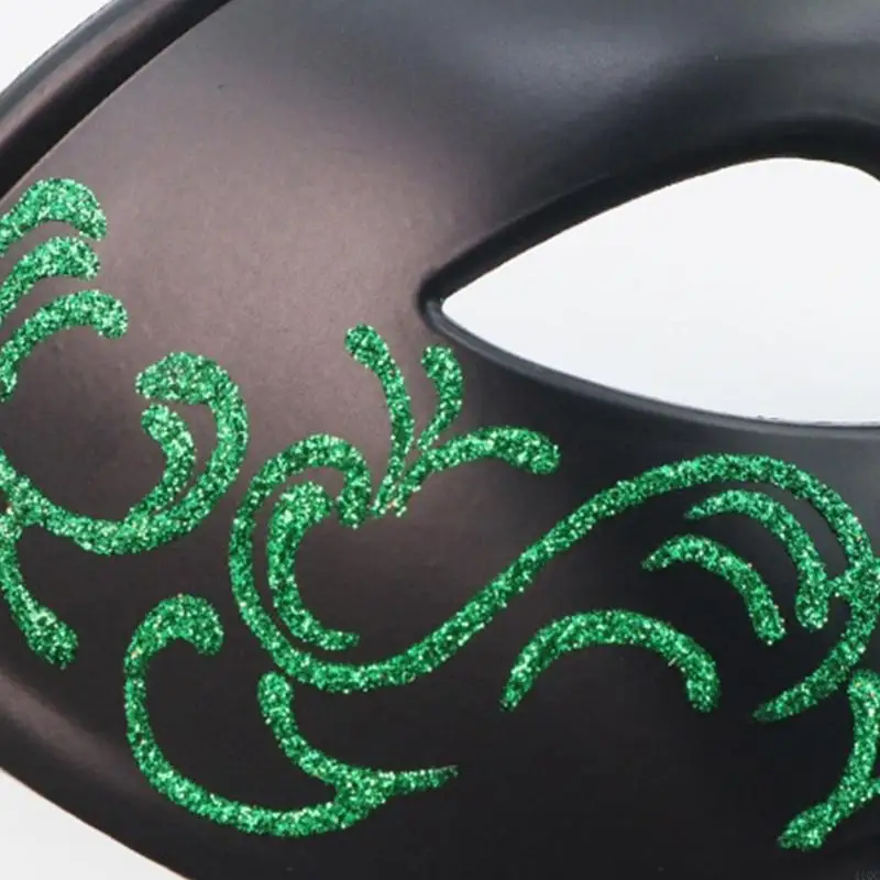 2025新しい装飾カーニバルハーフマスクペイントディテールダンスに適した軽量人間工学的形状写真小道具