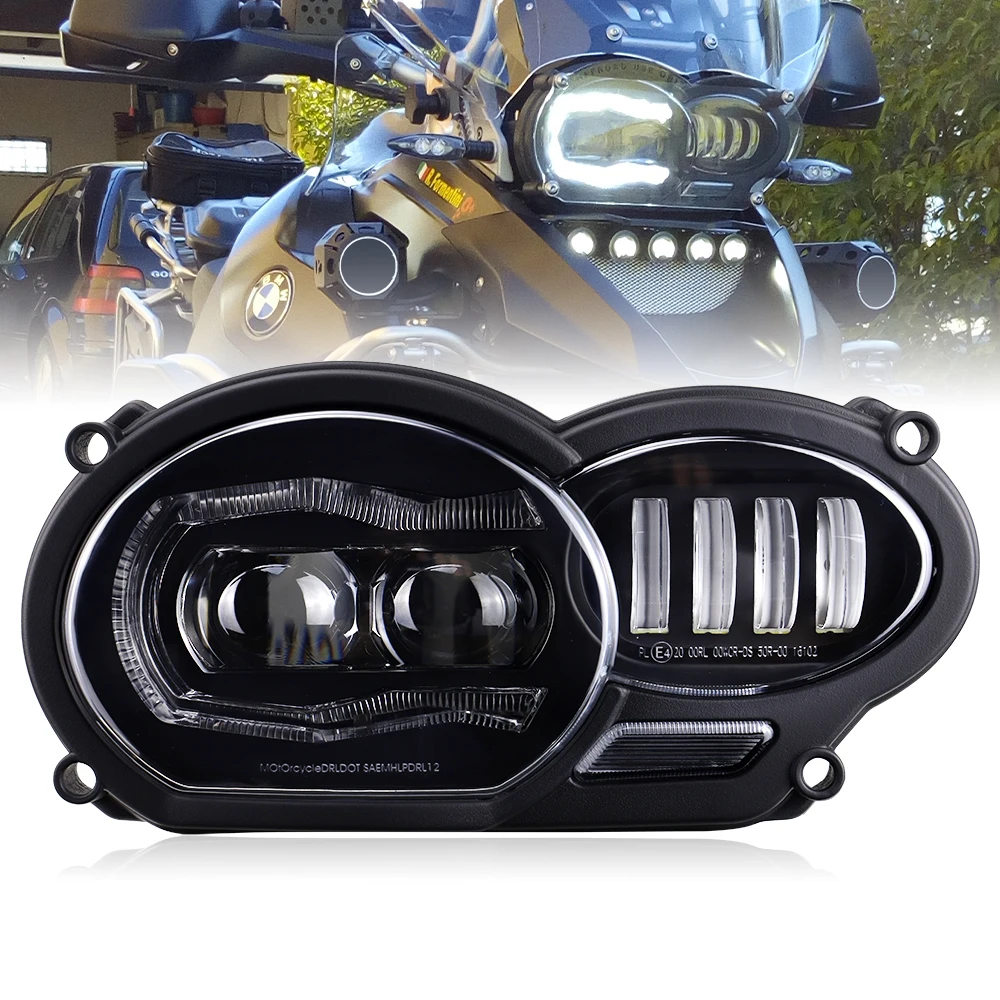 LED Headlight for BMW R1200GS R 1200 GS ADV R1200GS LC 2004-2012 ( fit Oil Cooler)