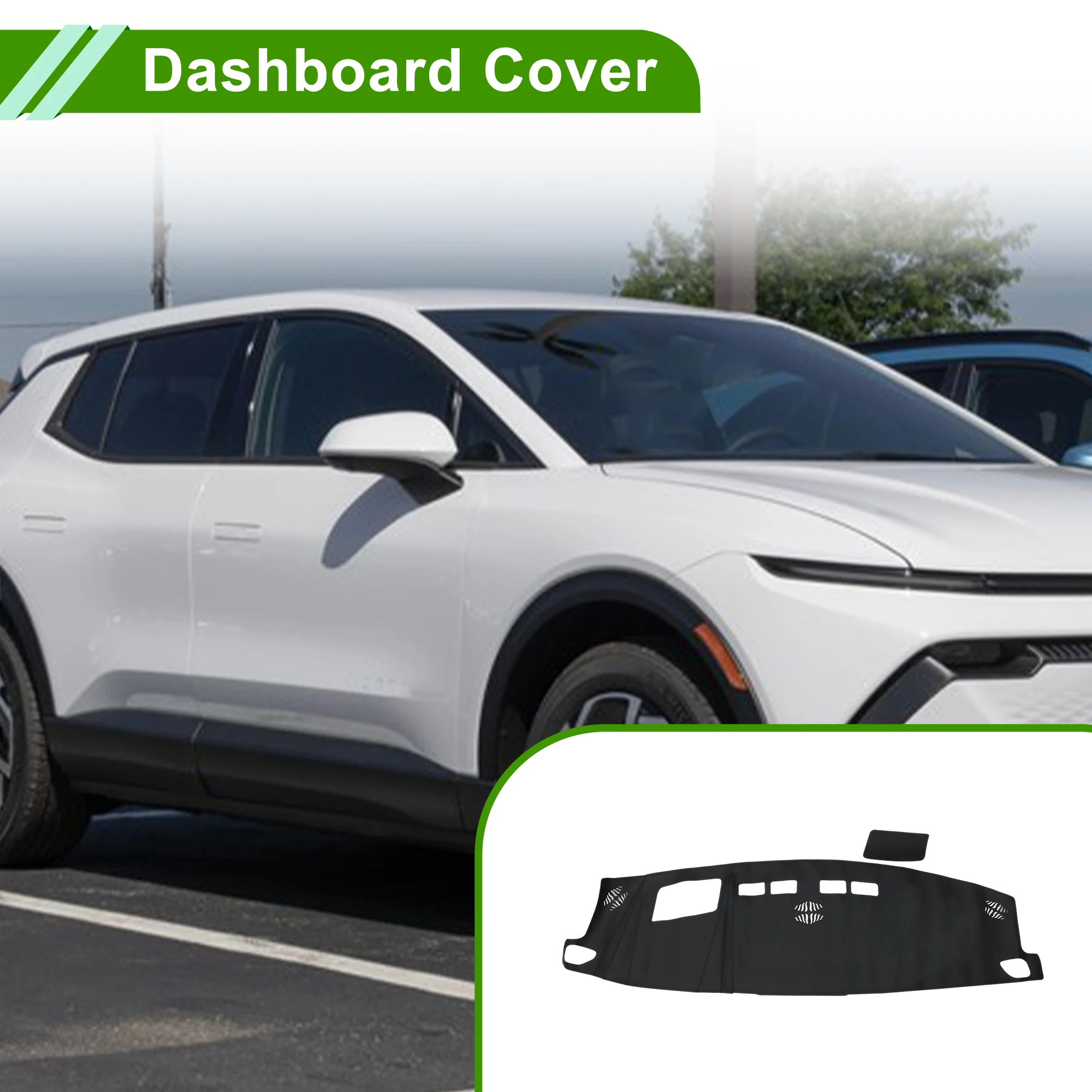 

Чехол на приборную панель UXCELL для Chevrolet Suburban 2021-2024, черный, 1 шт.