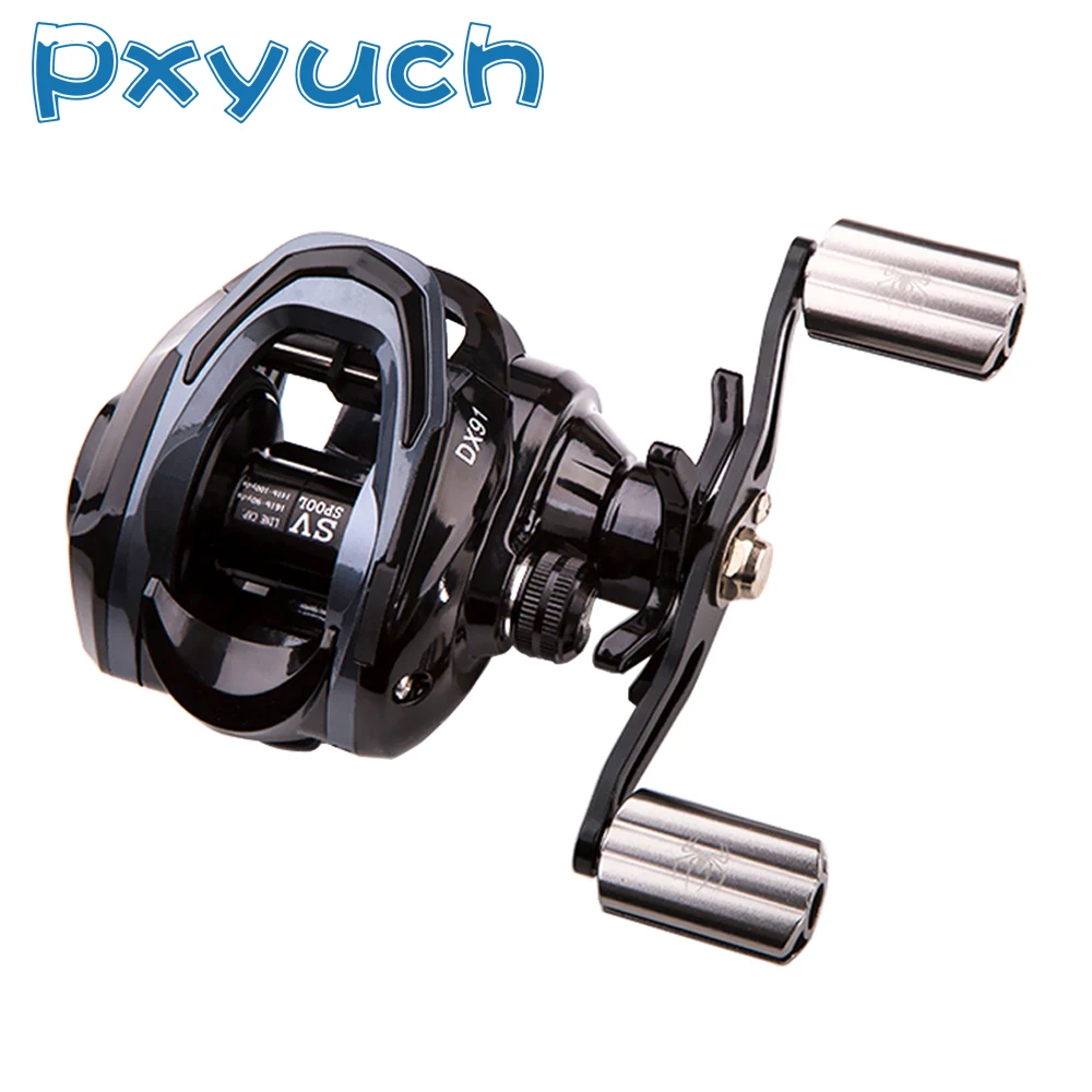 Ultra Light Fishing Baitcasting Reel 8KG Max Drag 18+1BB 7.2:1 High Speed Gear Ratio Metal Line Cup Sea Fishing Coil Jig Wheel