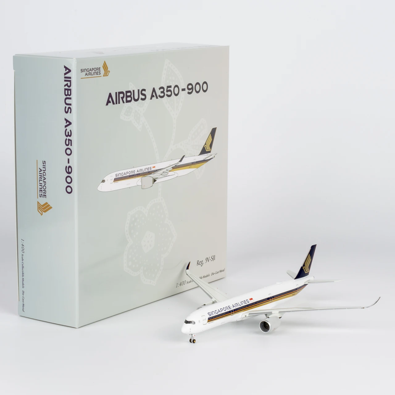 

39121 Коллекционные модели самолетов из сплава NG 1:400 Singapore Airlines «StarAlliance» Airbus A350-900, литая под давлением модель самолета 9 В-SJI