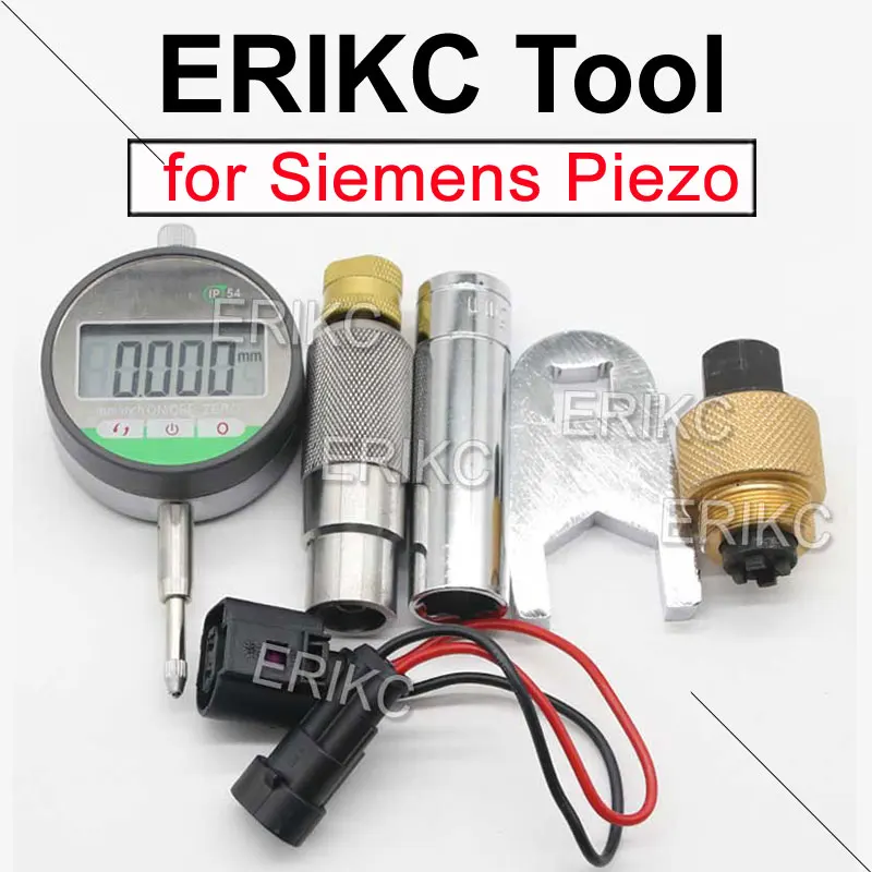 

Piezo Injector Lift Measurement Tool Kits Common Rail Injector Disassembly Repair Tool for Siemens Piezo Injection Nozzle