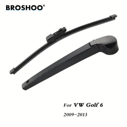 BROSHOO Auto Posteriore Tergicristallo Lama Posteriore Parabrezza Braccio Del Tergicristallo Per Volkswagen Golf 6 Hatchback(2009-2013) 280 millimetri, Parabrezza Auto Styling