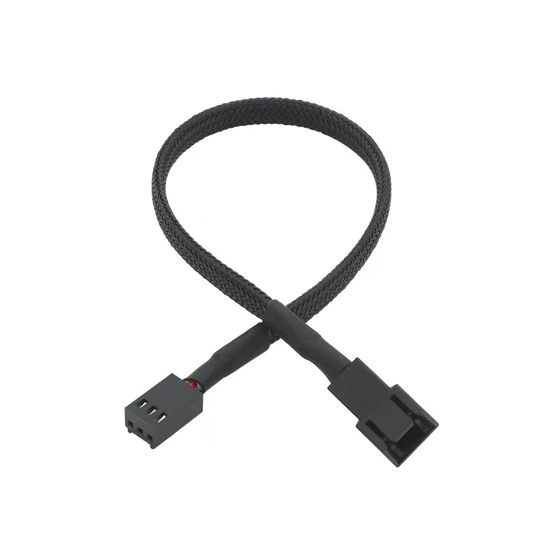 1 to 11 to 3 good quality Computer CPU fan chassis 3 PIN power extension cable 3-pin adapter cable 26cm