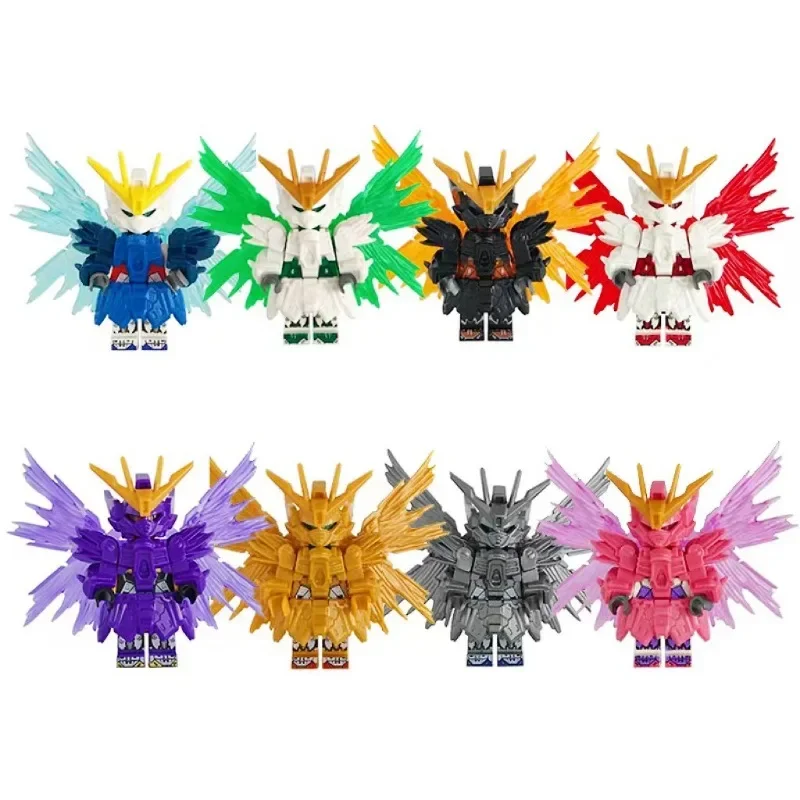 Mecha Planet Corps beeldje robot warrior kleine deeltjes geassembleerd educatief speelgoed wapenzak