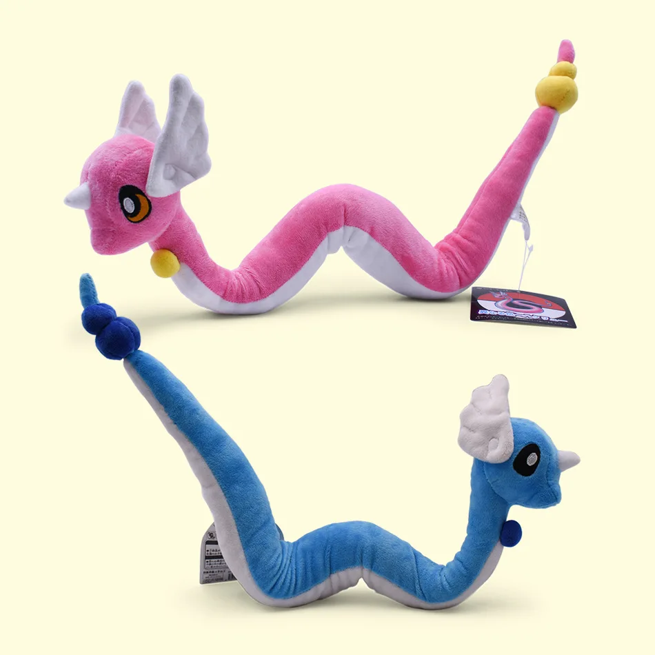 

68cm Cartoon Pokemon Dratini Plush Doll Cute Dragonair Plush Toys Soft Stuffed Anime Pikachu Animals Dolls Gift For Children