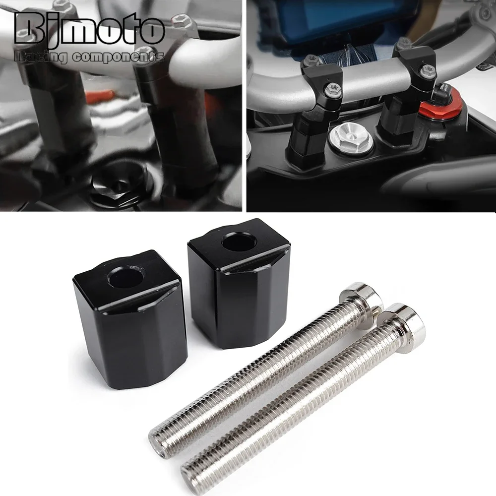 

390 790 1050 1090 Adv Motorcycle Handlebar Risers Height up Adapters For 790 Adventure R 1290 Super D uke GT