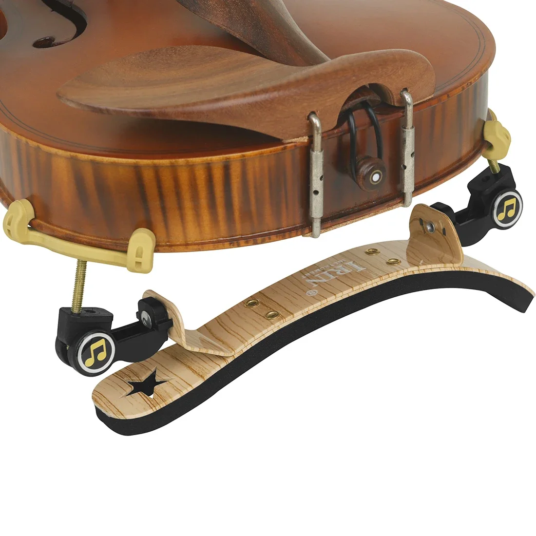 IRIN Violin Shoulder Rest Fiddle Shoulder Pad Chinrest 4/4 Universal Adjustable Violin Shoulder Padded Rest Violin Accessories