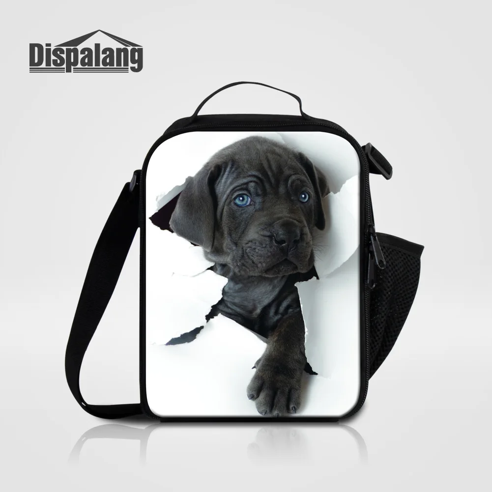 

Jack Russel Dog Cooler Lunch Bag Children Sport Drink Food Lunch Sack Boy Portable Picnic Meals Dinner Crossbody Bags For School