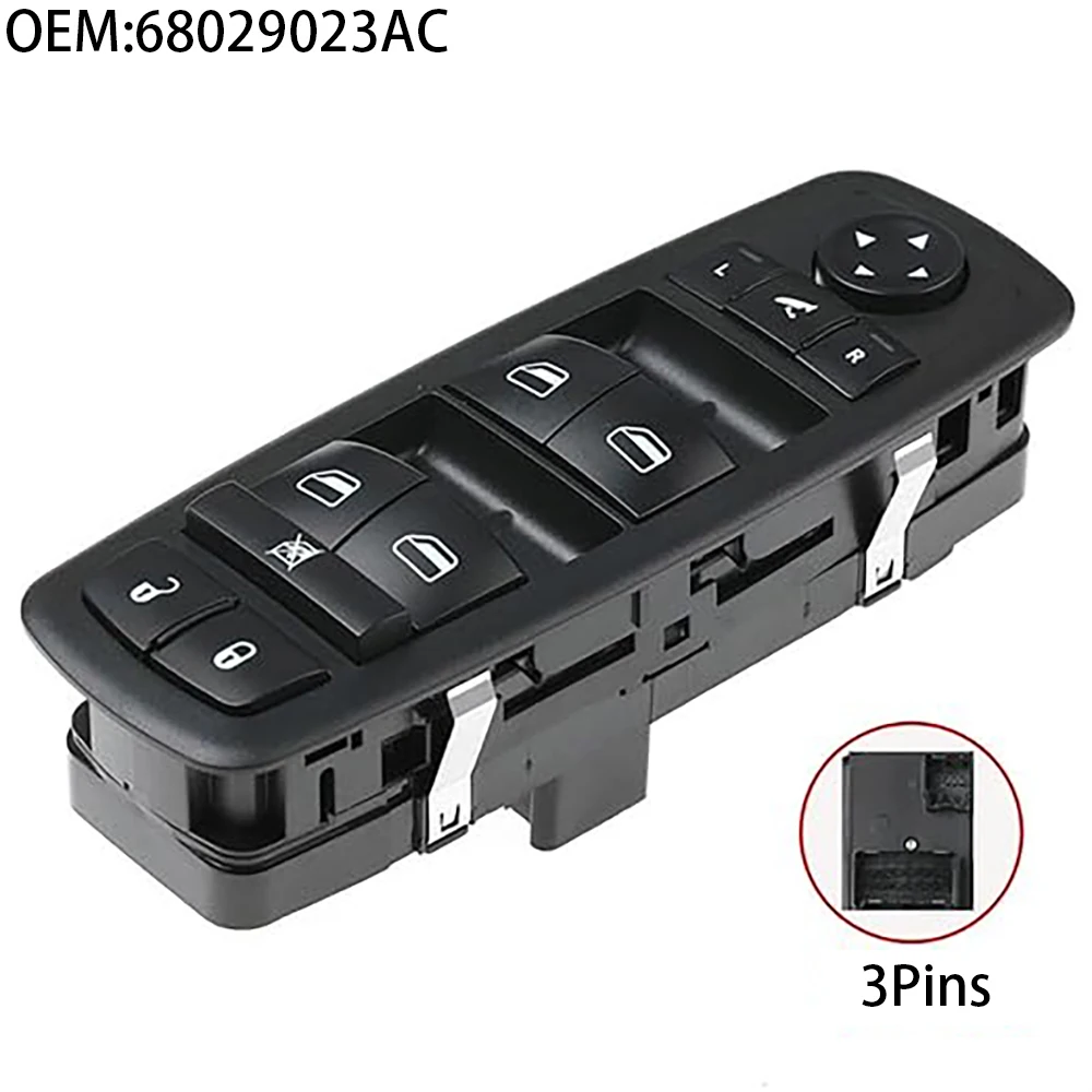 

Автомобильные аксессуары 68029023AC Автомобильный переключатель стеклоподъемника для Dodge Grand Caravan Chrysler Town Country 2008 2009 68029023AB 68029023AA