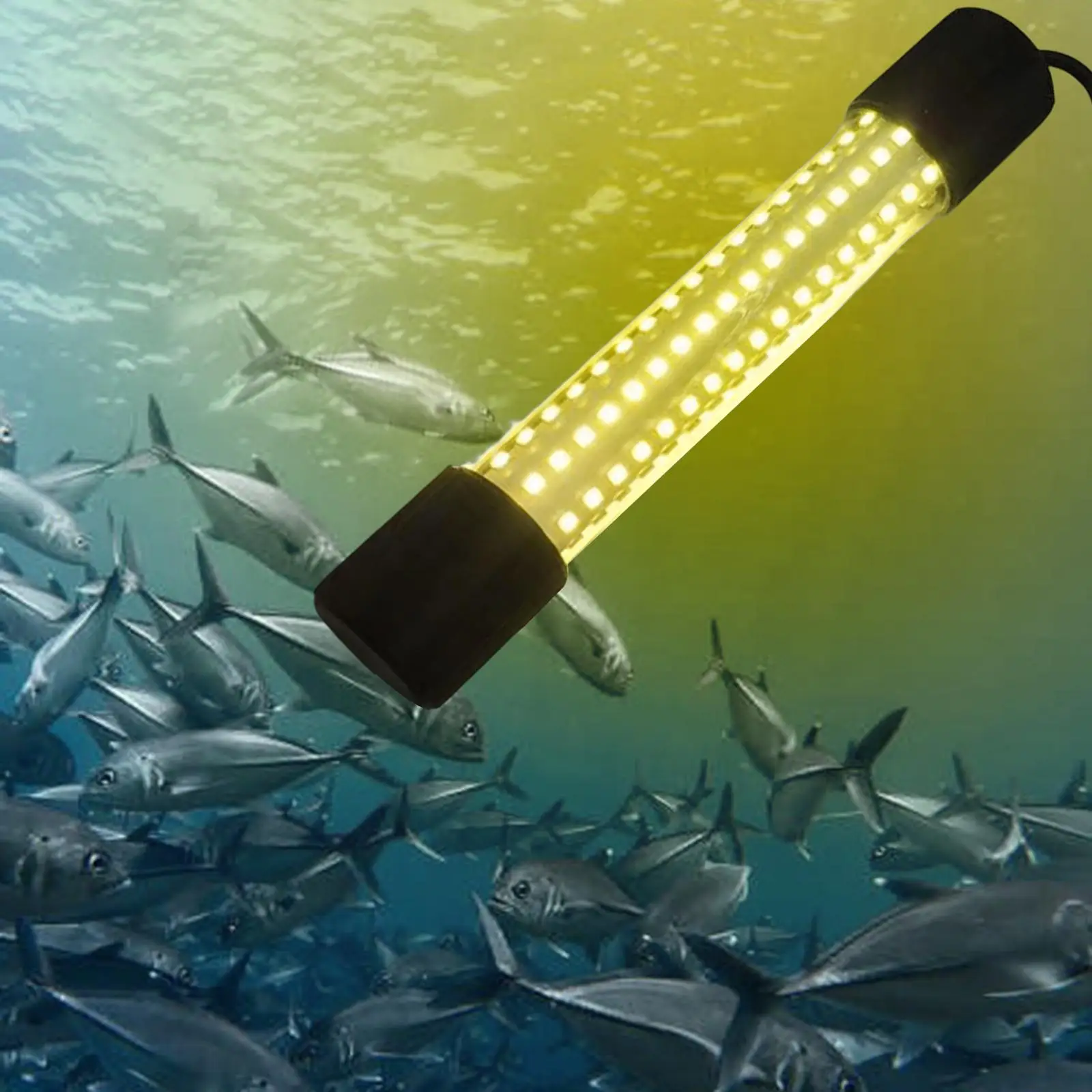 

Светодиодный погружной фонарь для рыбалки со шнуром 5 м, рыболовная приманка, приманка для поиска подледной рыбалки