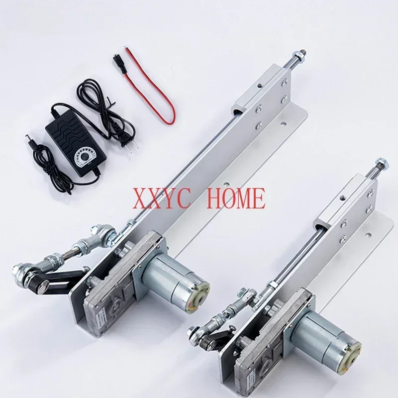 Reciprocating Cycle Linear Actuator DC 12V/24V Telescopic Linear Actuator Kit With Speed Controller Stroke 2-8CM 3-15CM