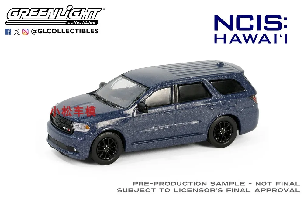 1:64 2018 Dodge Durango GT Blacktop Diecast Metalllegierung Modellauto Spielzeug für Geschenkkollektion