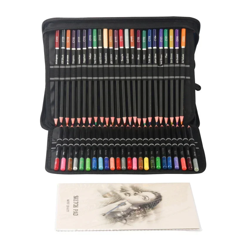 144pcs/set Color Lead Paint Set Oil-based Color Pencil Set Professional Art Brush Art Supplies