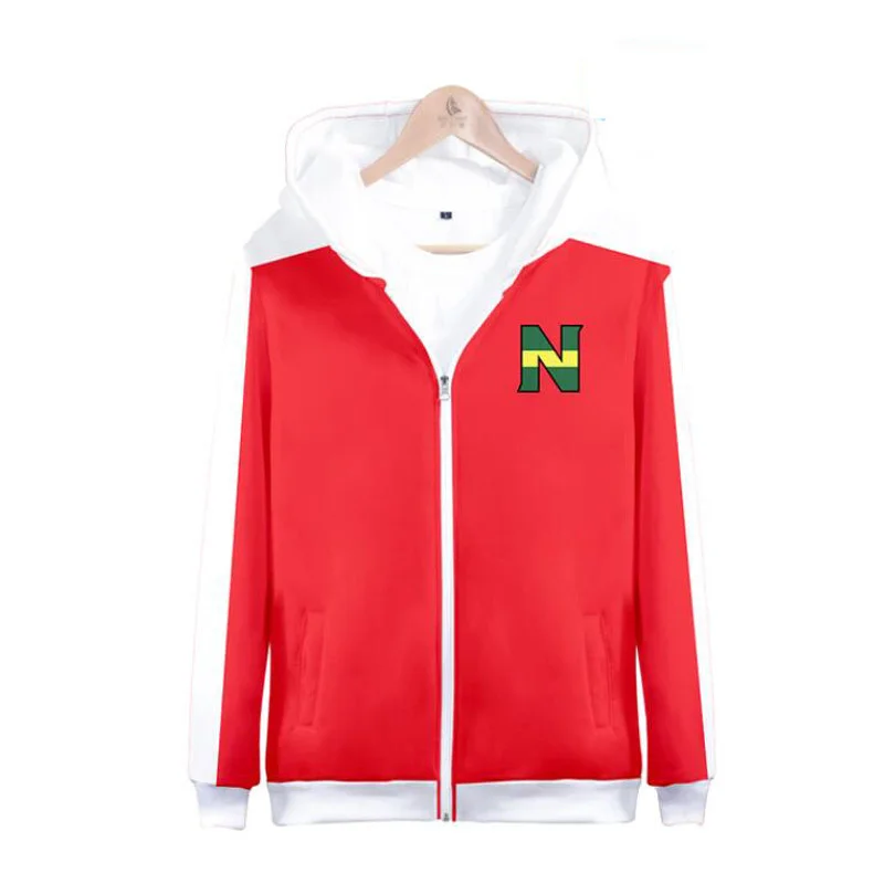 3D Print Anime Captain Tsubasa Ozora Tsubasa Kojiro Hyuga Costume Unisex Hoodie Zipper Hooded Jacket Soccer Jerseys Uniform