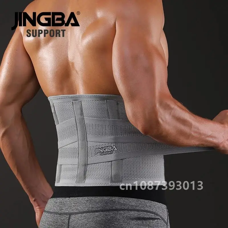 JINGBA SUPPORT Back Support Waist Trainer Corset Sweat Brace Orthopedic Belts Trimmer Ortopedica Spine Support Pain Relief Brace