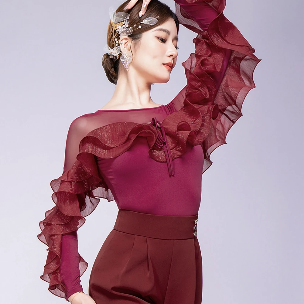 Dwuwarstwowe bluzki do tańca t – Mesh Top Layering recenzja i cena