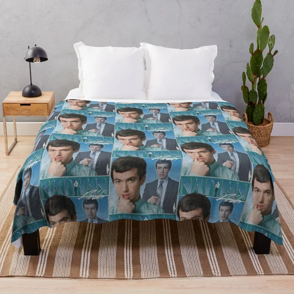 Nathan Fielder, 90_s, Vintage Throw Blanket Beautifuls Polar Plaid Blankets