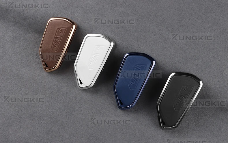 Für SEAT Leon Cupra Leon Cupra Formentor 2020 2021 2022 2023 2024 2025 Metall Leder Auto Remote Key Fall Abdeckung Shell Keychain – Detail 10