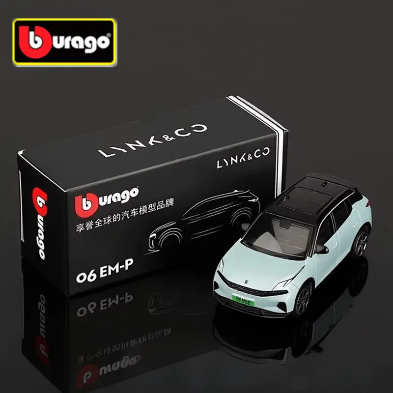 

Bburago 1:64 LYNK&CO 06 EM-P SUV Alloy Car Model Diecast Metal Miniature Scale Vehicle Car Model Simulation Collection Kids Gift