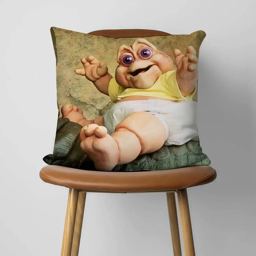 Baby S-Sinclair Dinosaurs Funny 30x30cm 45x45cm Pillow Case Decor Protective Covers Comfortable Soft For Sofa Living Room Home O
