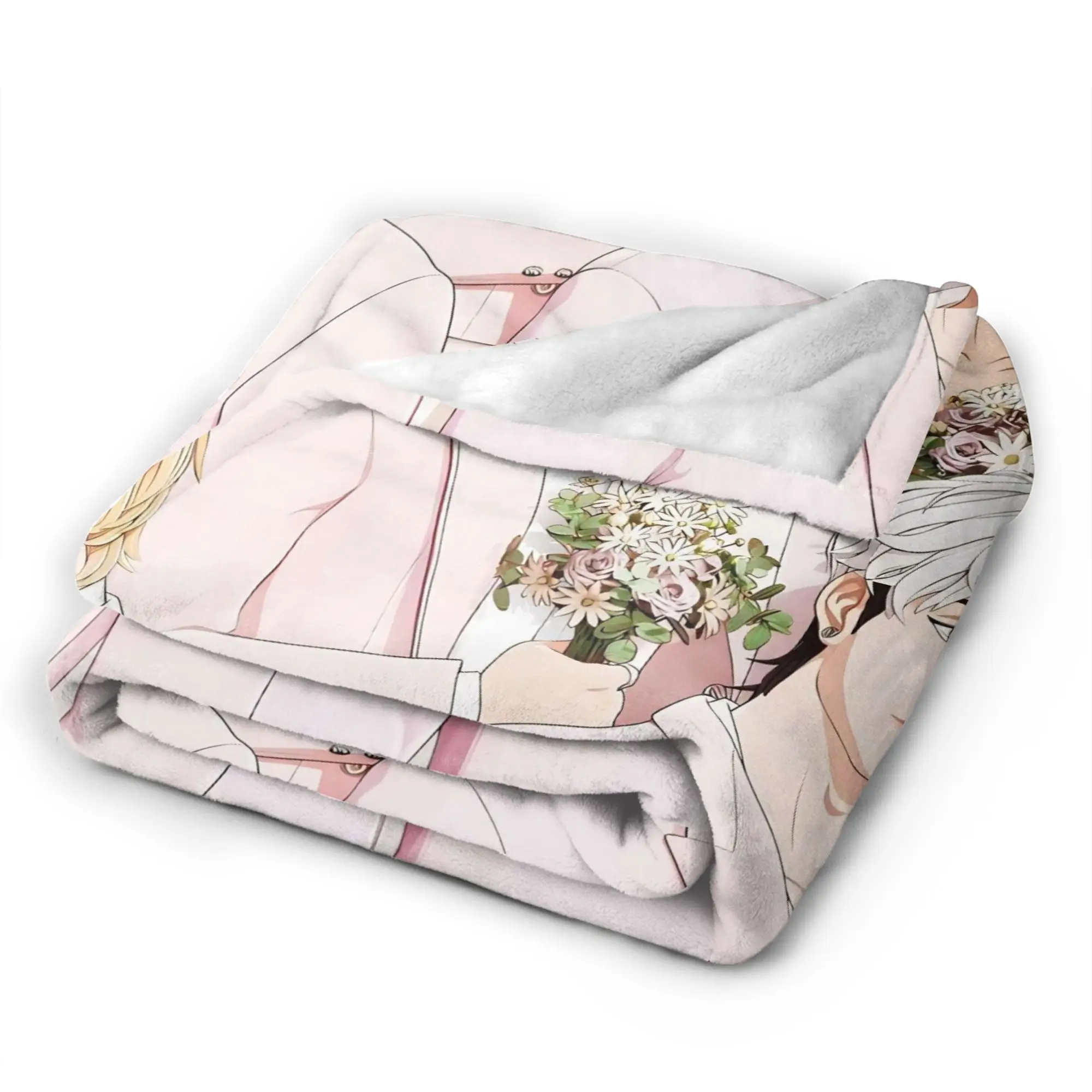 Kpop PLAVE Caligo pt Warm Blanket  Children Plush Throw Blanket Funny Couch Chair Flannel Bedspread Sofa Bed Cover