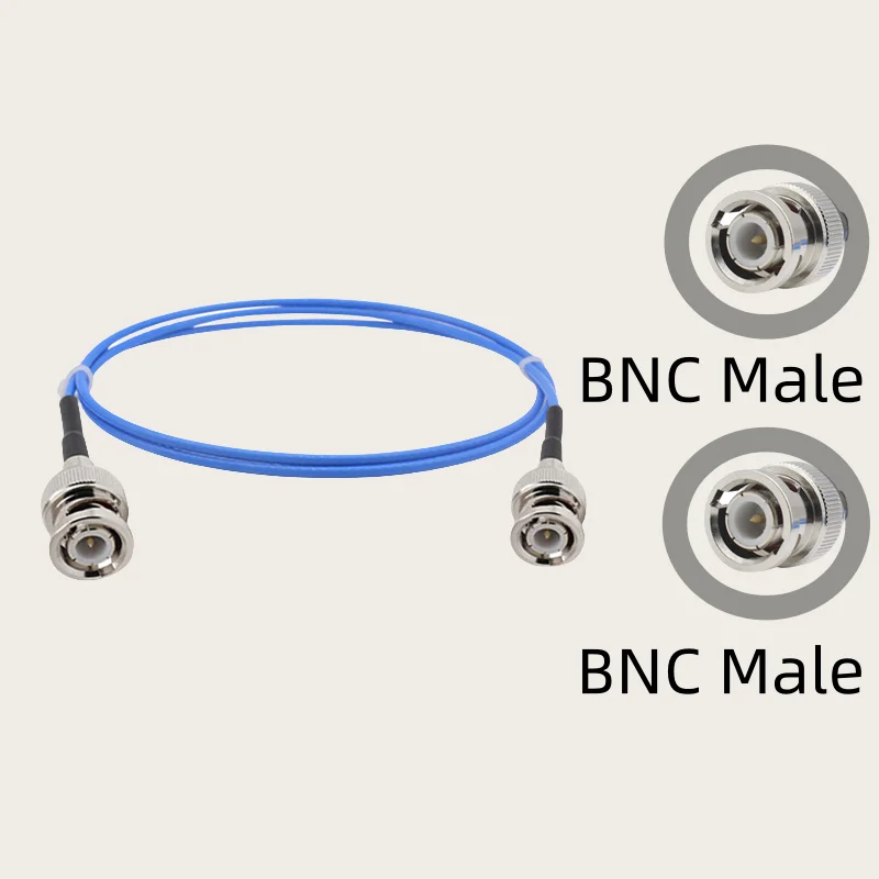 RG405 BNC Male to BNC Male plug Connector Crimp for RG405 086 cable High Frequency Test Cable