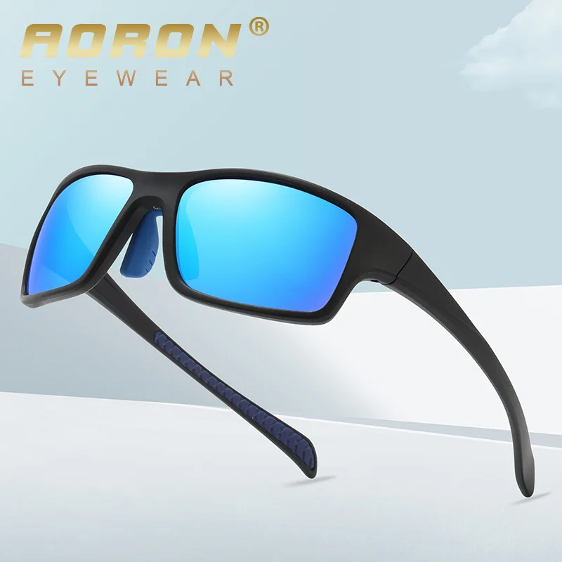 2024 New Polarized Sports Sunglasses Wind proof Polarized Square PC sunglasses Outdoor Cycling Glasses 3057