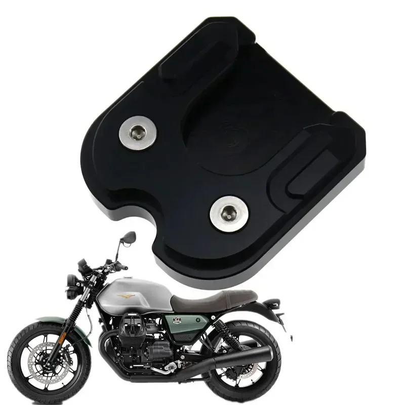 

For MOTO GUZZI 750 V7 SPECIAL - STONE Motorcycle Accessories Kickstand Sidestand Stand Extension Enlarger Pad -3