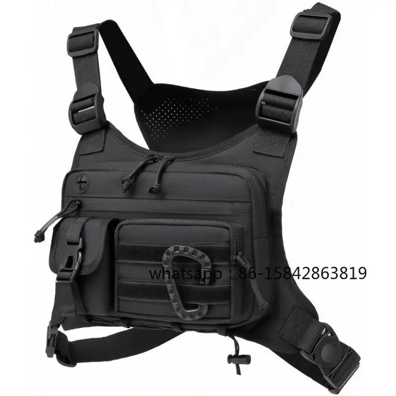 Men's Outdoor Tactical Chest Bag Camouflage Running Sports Travel Crossbody Shoulder Chest Pack