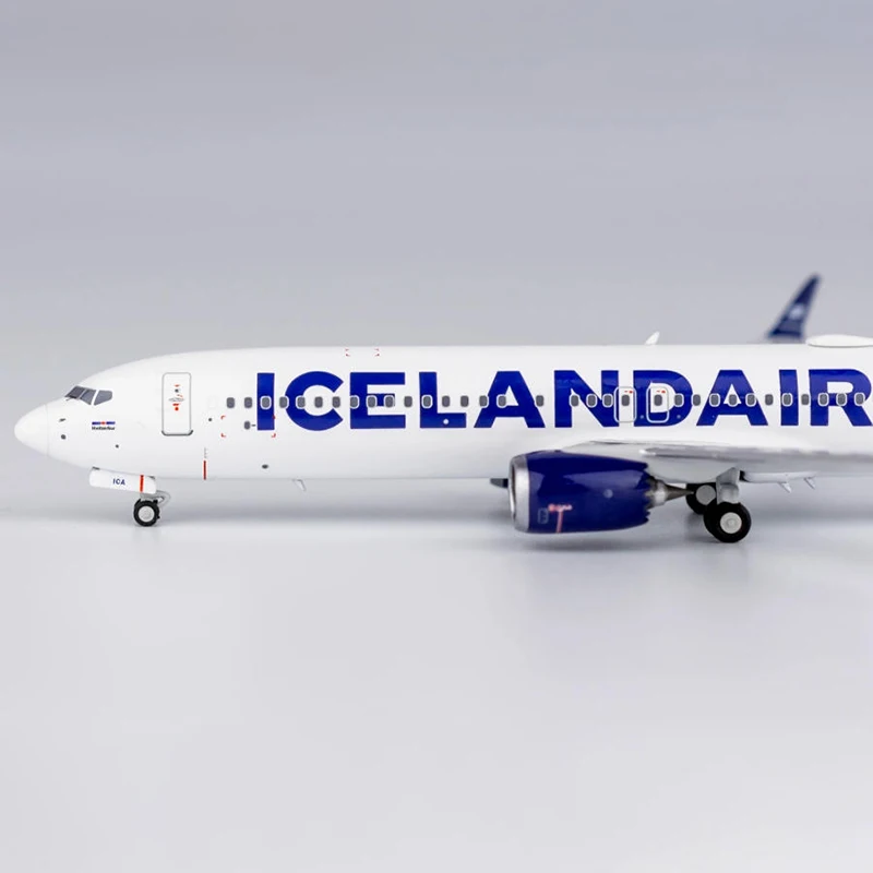 نماذج NG 1:400 مقياس أيسلندا الهواء B737 MAX9 TF-ICA محاكاة الطائرات سبيكة الانتهاء من تذكارية هواية جمع لعبة هدية