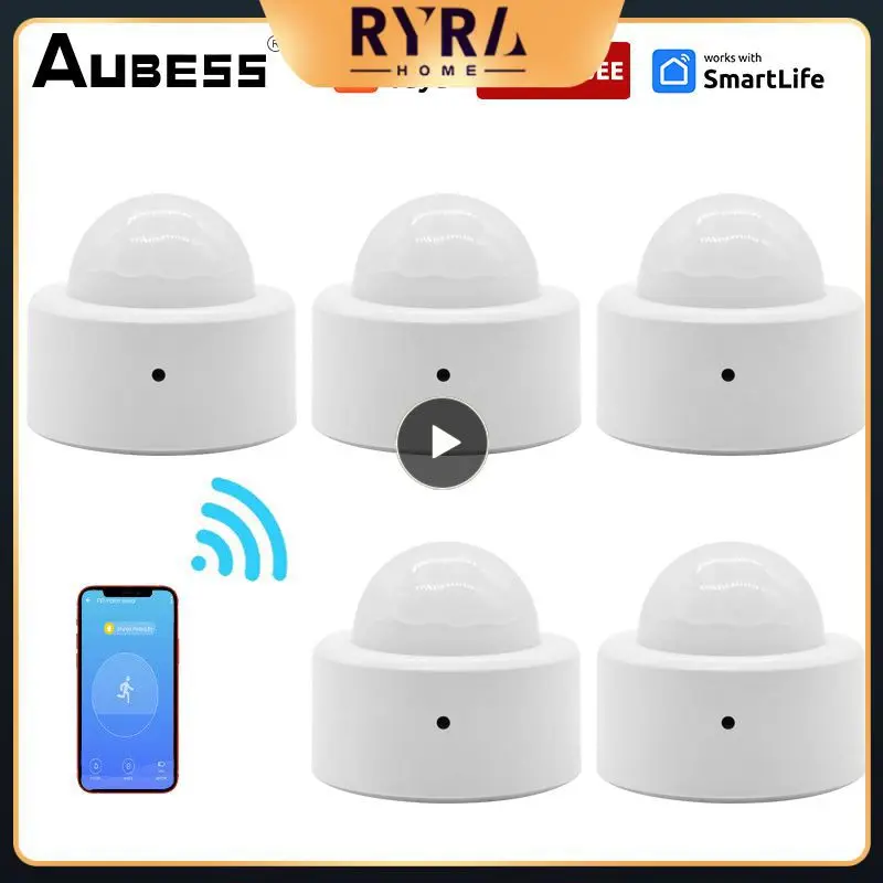 Tuya เครื่องตรวจจับเซ็นเซอร์ตรวจจับการเคลื่อนไหว PIR สมาร์ทโฮมเซ็นเซอร์ตรวจจับการเคลื่อนไหวมนุษย์รักษาความปลอดภัยผ่านการควบคุมรีโมทแอปชีวิตอัจฉริยะ