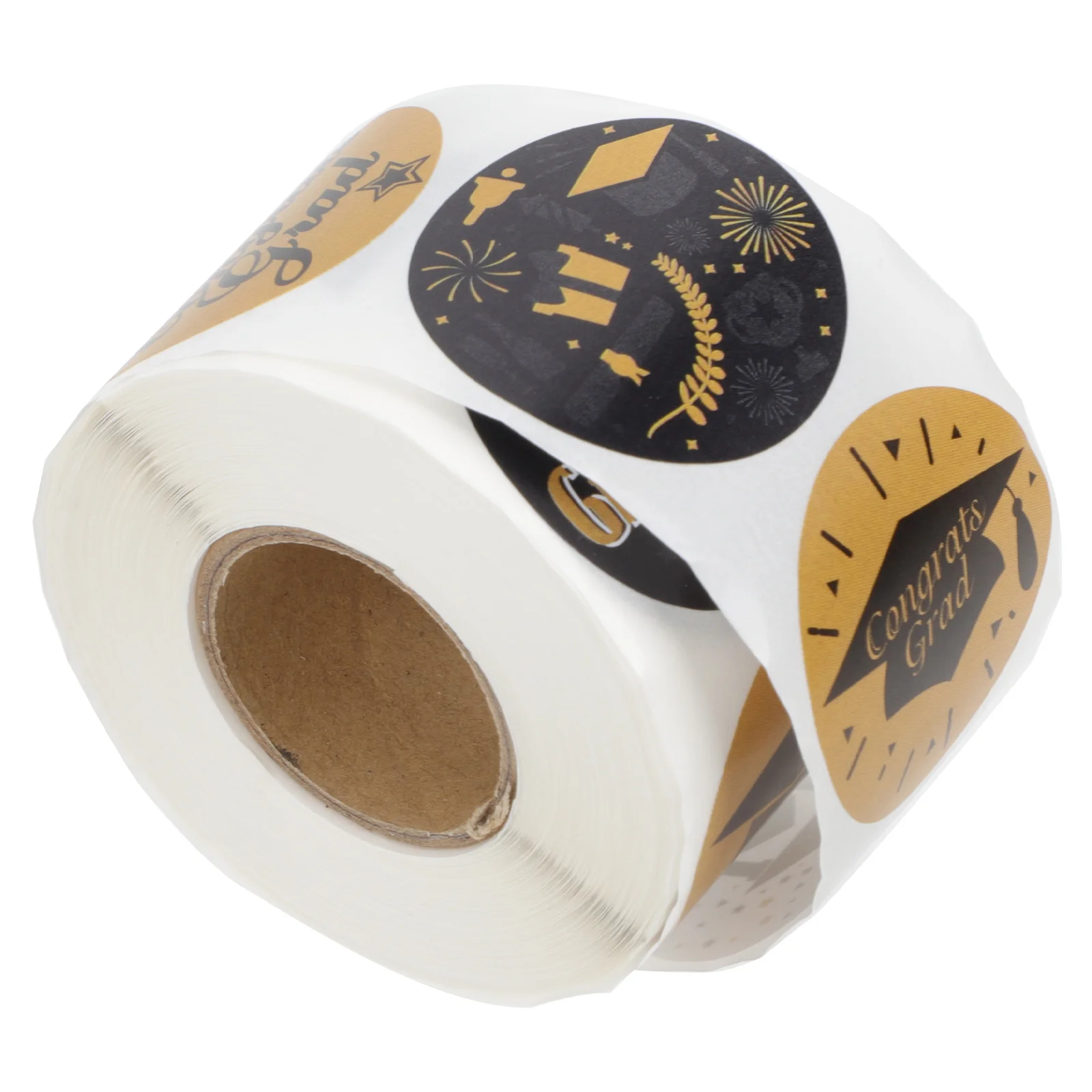 

1pcs Graduation Party Stickers 1 Roll Paper Label Sticker Envelope Wrapping Stickers Gift Box Decorative Sealing Tags Festival
