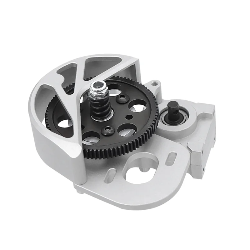 1/10 SCX10 I II AX10 SMT10 RCカークローラーアキシャルシャーシアップグレードパーツ用の非常に推奨される完全なギアボックストランスミッションボックス