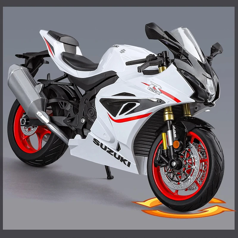 

Модель мотоцикла Suzuki GSX-1000R из сплава в масштабе 1:9, модель мотоцикла в стиле форсаж, искусственный литая металлическая уличная гоночная модель, детская игрушка в подарок