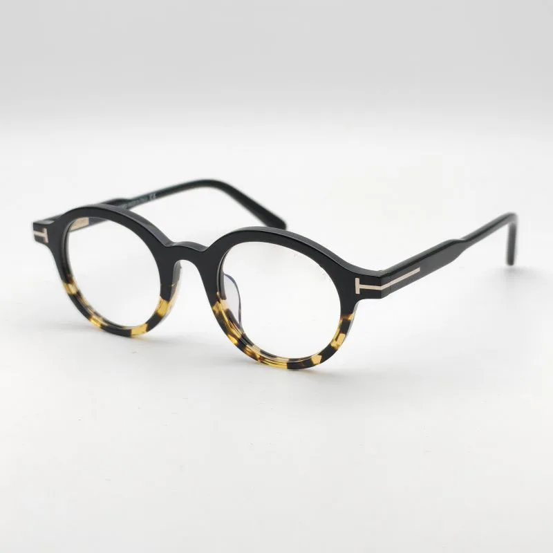 Eyeglass Frames Acetate Unique Round Brand Retro Reading Prescription Women's Man Glasses Frames Luxury Optical Lenses Eyewear