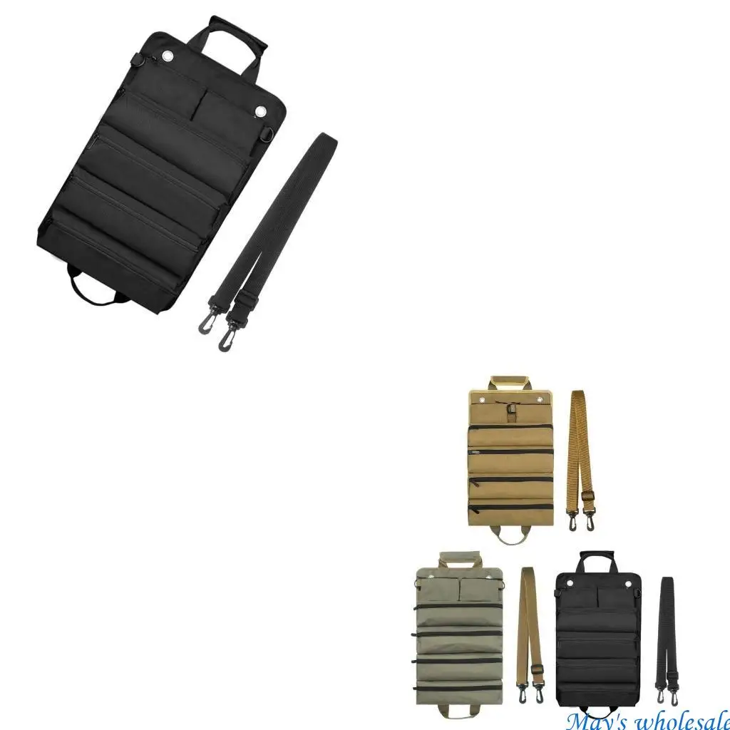 

Сумка для инструментов в рулонах 4 кармана Сумки для инструментов Универсальная свернутая сумка для инструментов Рулон ключей