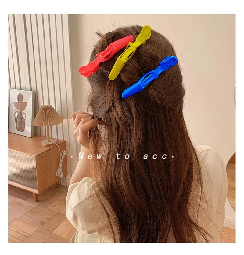 مقاطع تصفيف الشعر الجديدة لصالون الحلاقة ملفوفة قص الشعر الطويل الجانب تحديد المواقع كليب دبوس الشعر #1