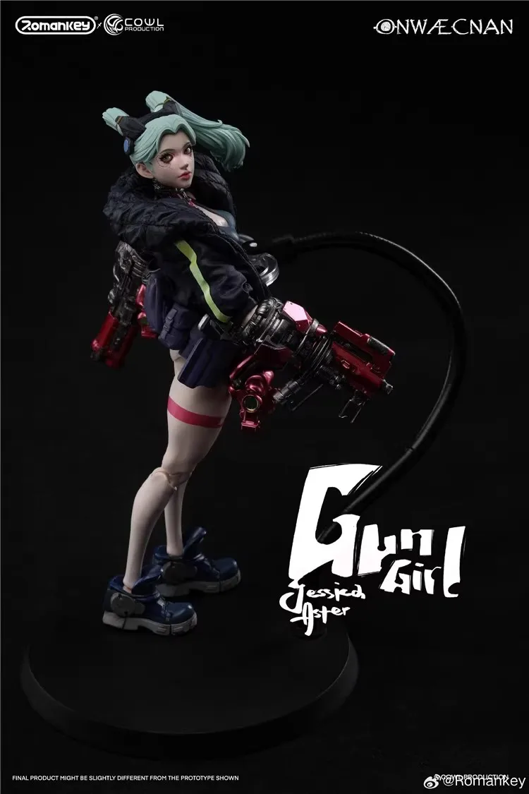 متوفر في المخزون روماني 1/12 نسخة فاخرة Onwaecnan Gun Girl Jessicd Aster أنيمي ألعاب شخصيات الحركة نموذج جمع أرقام