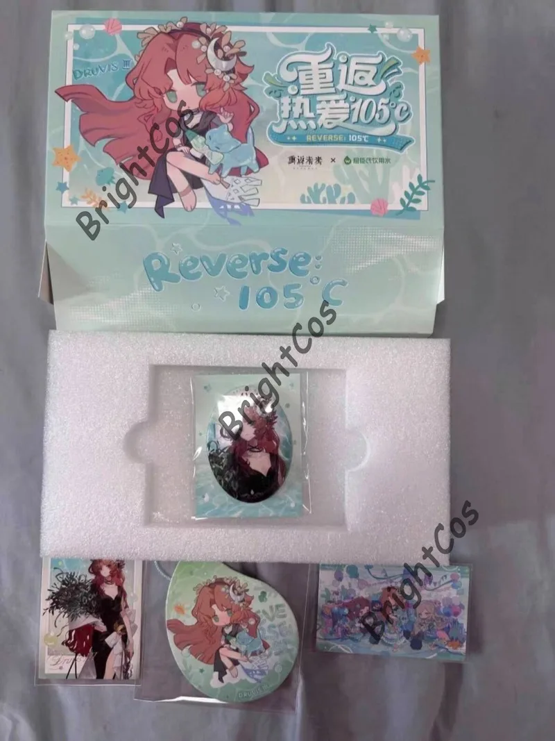 [offical Collab] 2026 Game Reverse:1999 Back To Love 105℃ Cos Tooth Fairy Druvis Ⅲ Lorentz Butterfly Badge Photo Card Gift
