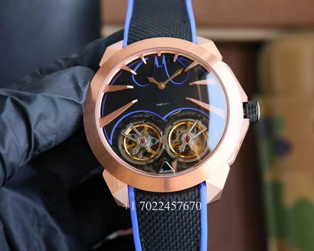 

High Quality Jacob ETA Mechanical Movement Stainless Steel Watch with 100 Bar Water Resistance and Tourbillon Feature