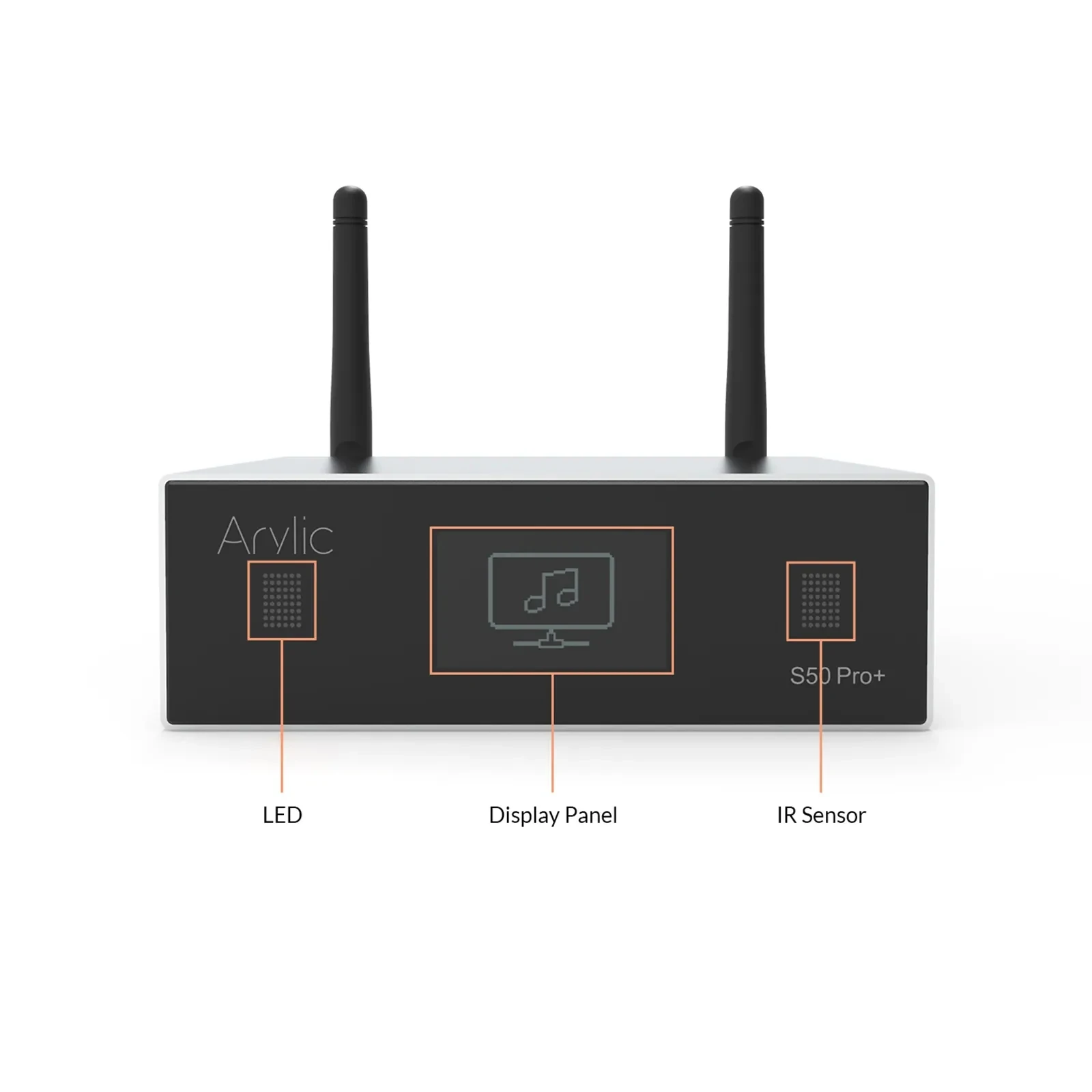 Imagem -03 - Pro Plus Amplificador de Áudio Bluetooth Wi-fi e Aptx hd Pré-amplificador com Ess Sabre Dac Akm Adc Receptor de Áudio Arylic-s50